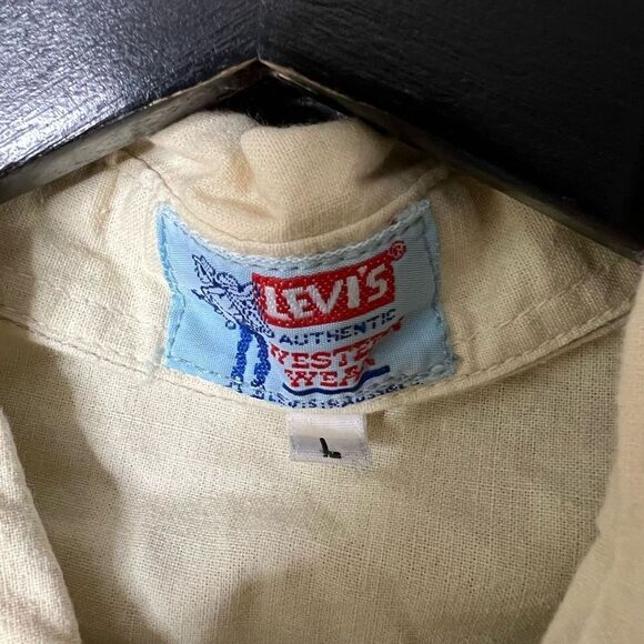VTG Levi’s Western Wear Button Down 501 Shirt - Picture 6 of 7
